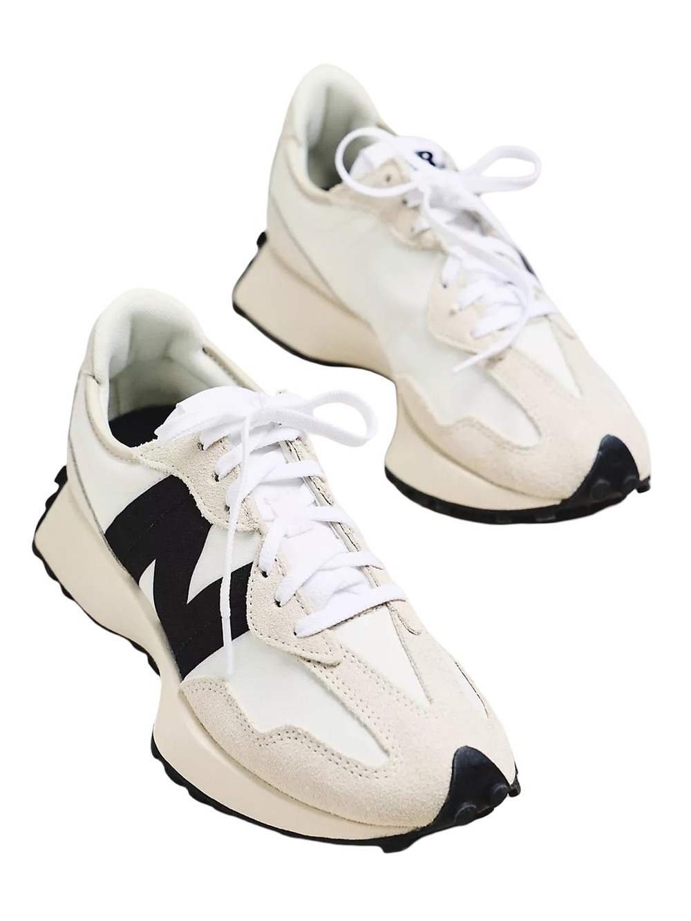 New Balance 327 Sneakers in the Sea Salt and black Sz 9